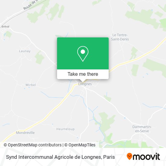Mapa Synd Intercommunal Agricole de Longnes