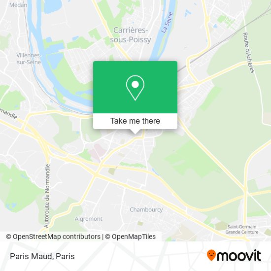 Mapa Paris Maud