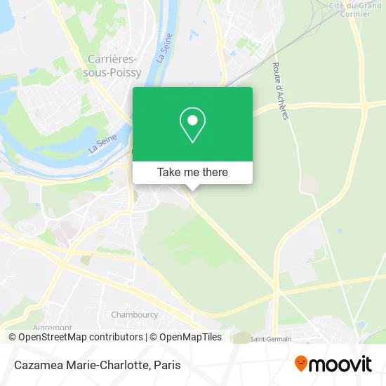 Cazamea Marie-Charlotte map
