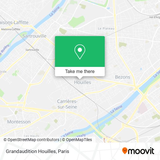 Mapa Grandaudition Houilles