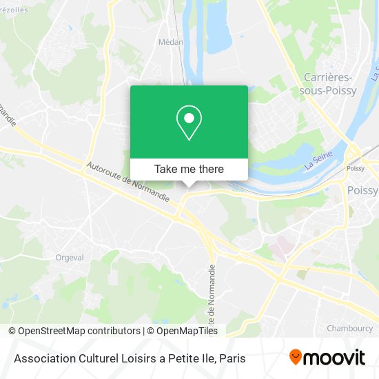 Association Culturel Loisirs a Petite Ile map