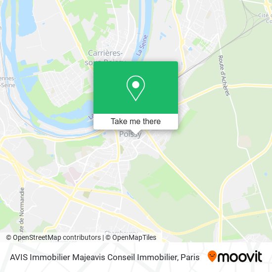 Mapa AVIS Immobilier Majeavis Conseil Immobilier