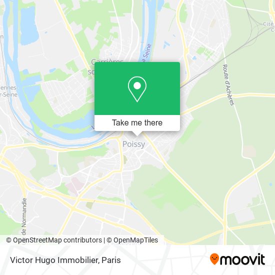 Victor Hugo Immobilier map