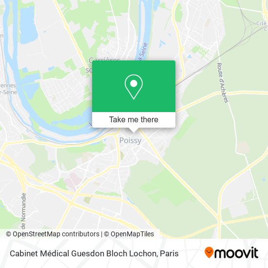 Mapa Cabinet Médical Guesdon Bloch Lochon
