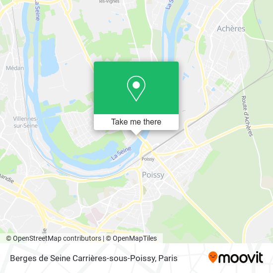 Berges de Seine Carrières-sous-Poissy map