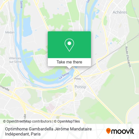 Optimhome Gambardella Jérôme Mandataire Indépendant map