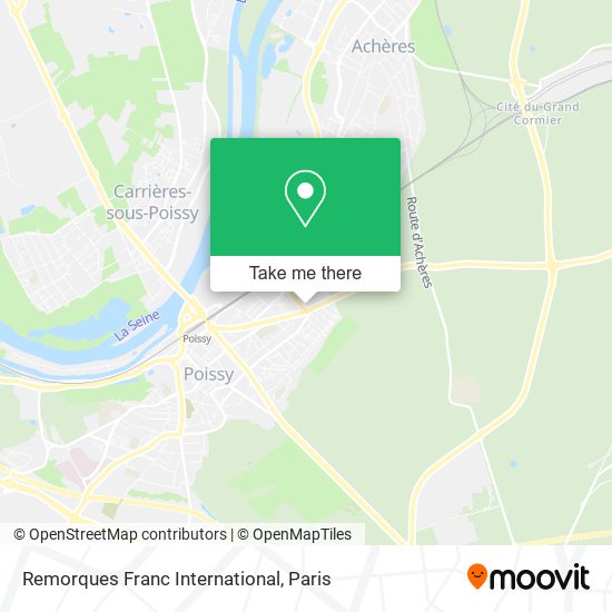 Mapa Remorques Franc International