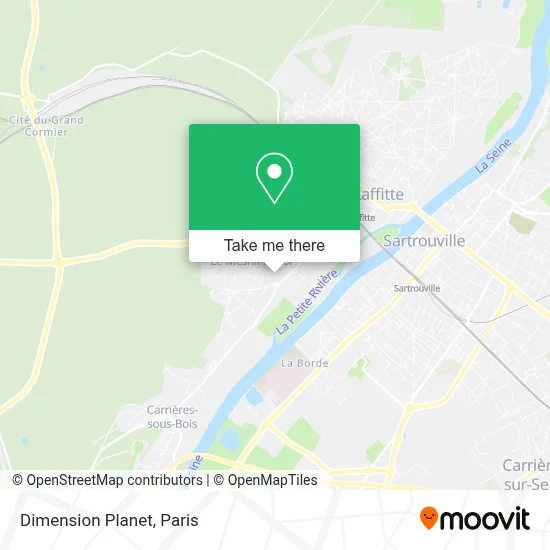 Dimension Planet map