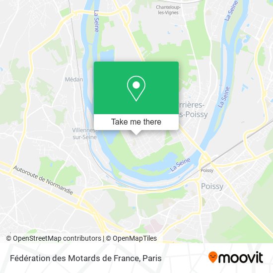 Mapa Fédération des Motards de France
