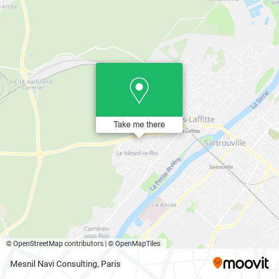 Mapa Mesnil Navi Consulting