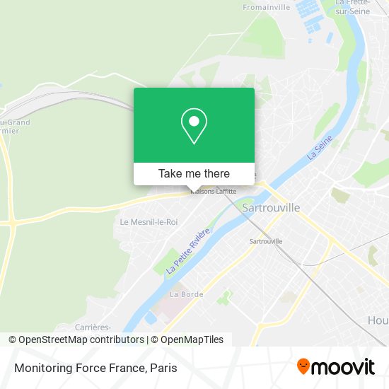 Mapa Monitoring Force France