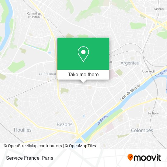 Mapa Service France