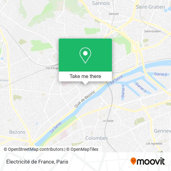 Électricité de France map