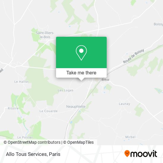 Allo Tous Services map