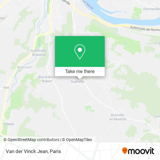 Van der Vinck Jean map