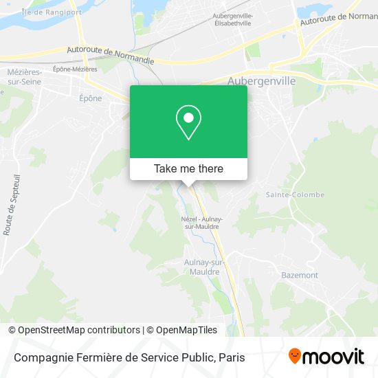 Compagnie Fermière de Service Public map