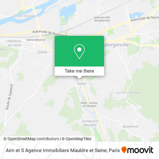 Aim et S Agence Immobiliere Mauldre et Seine map