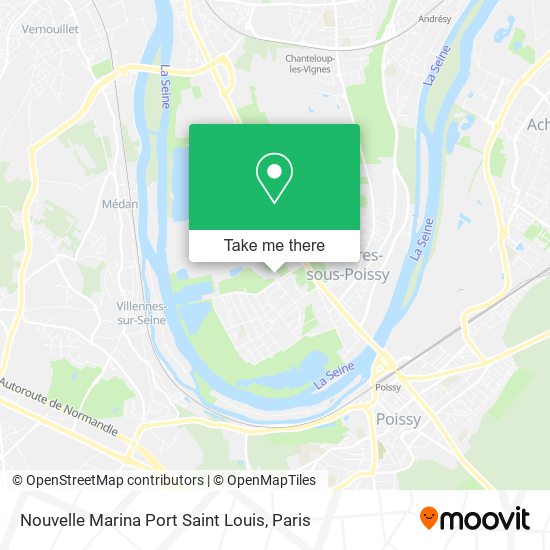 Mapa Nouvelle Marina Port Saint Louis