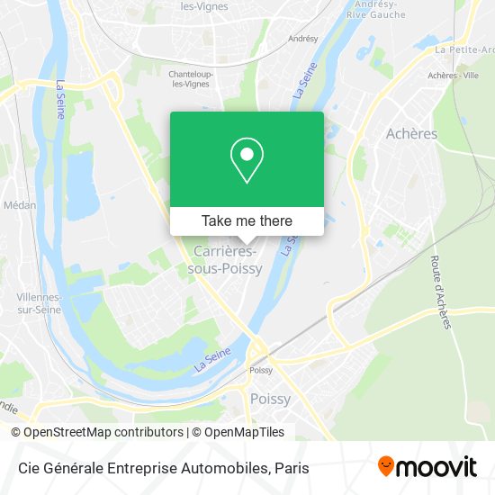 Mapa Cie Générale Entreprise Automobiles