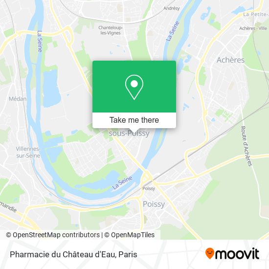 Mapa Pharmacie du Château d'Eau