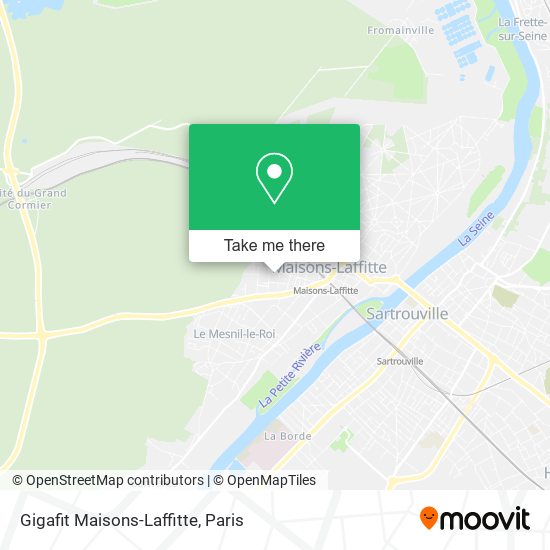 Mapa Gigafit Maisons-Laffitte