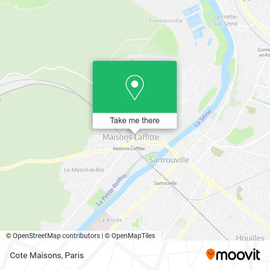 Cote Maisons map
