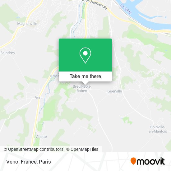 Mapa Venol France