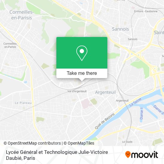 Lycée Général et Technologique Julie-Victoire Daubié map