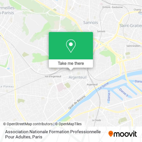 Mapa Association Nationale Formation Professionnelle Pour Adultes