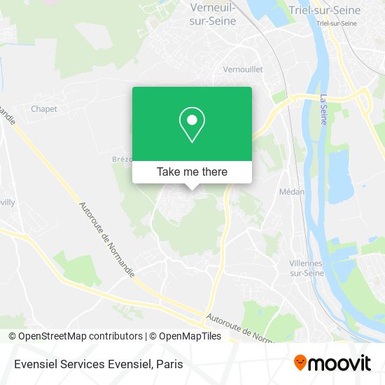Mapa Evensiel Services Evensiel