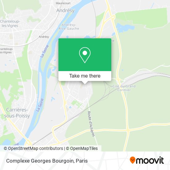 Mapa Complexe Georges Bourgoin