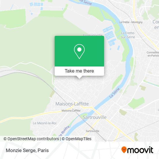 Mapa Monzie Serge