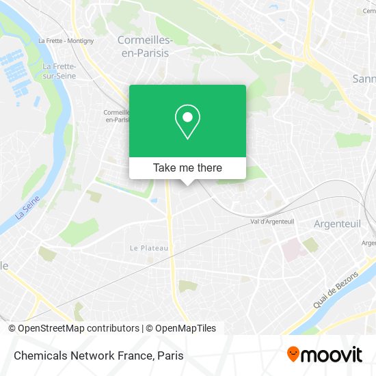 Chemicals Network France map