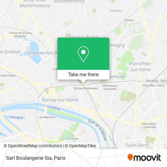 Sarl Boulangerie Sia map