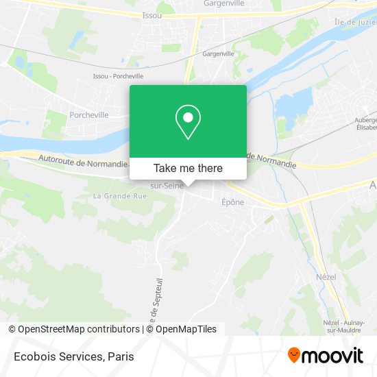 Ecobois Services map