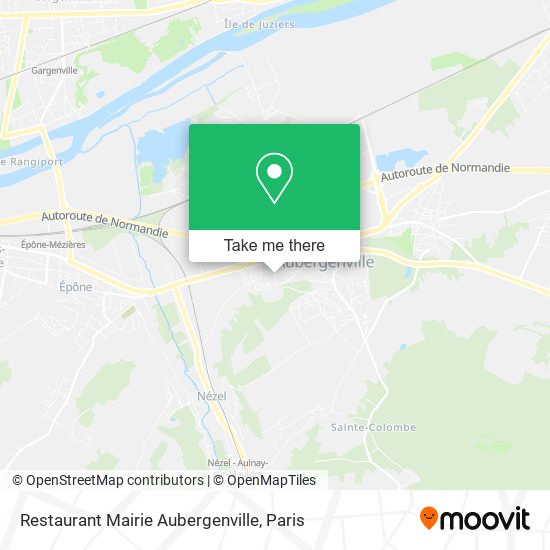 Restaurant Mairie Aubergenville map