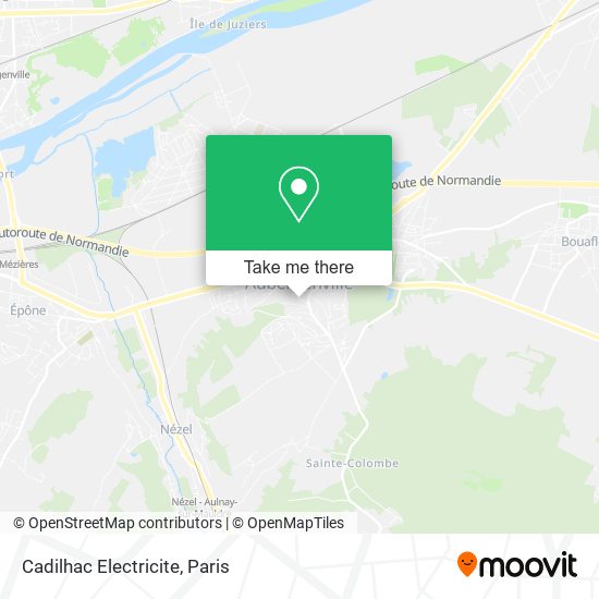 Cadilhac Electricite map