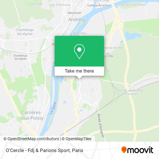 O'Cercle - Fdj & Parions Sport map