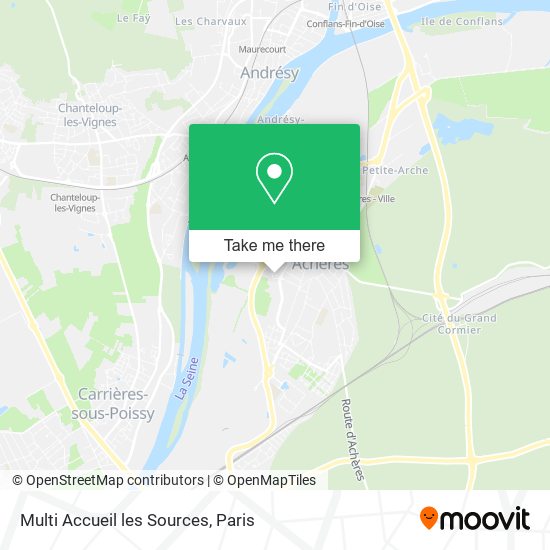 Mapa Multi Accueil les Sources