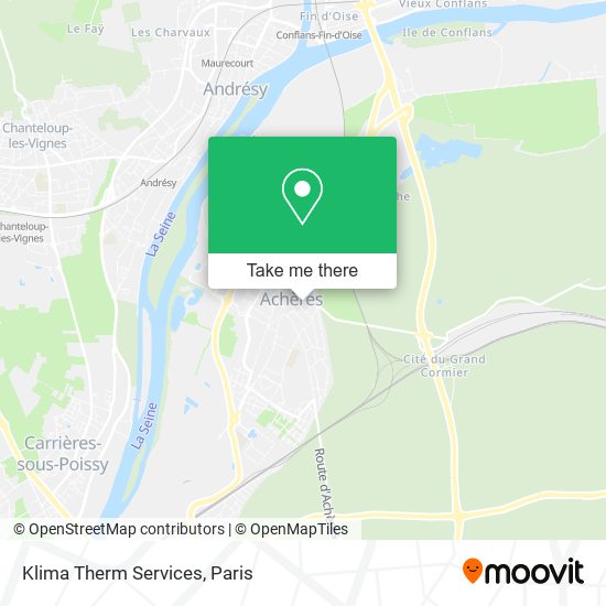 Klima Therm Services map