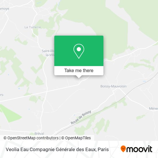 Mapa Veolia Eau Compagnie Générale des Eaux