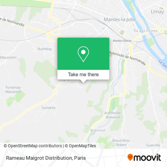 Rameau Maigrot Distribution map