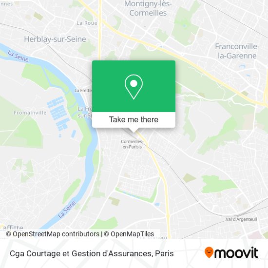 Cga Courtage et Gestion d'Assurances map