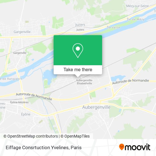 Eiffage Consrtuction Yvelines map