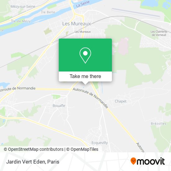 Mapa Jardin Vert Eden