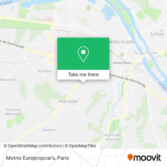 Motrio Europropcar's map