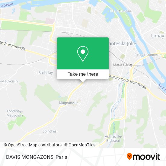 DAVIS MONGAZONS map