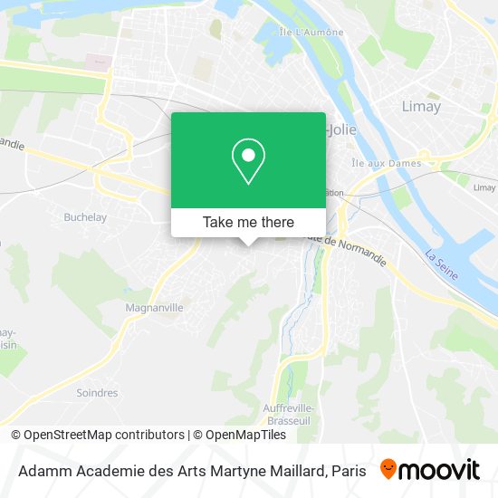 Adamm Academie des Arts Martyne Maillard map