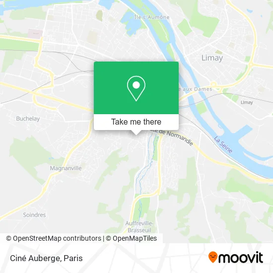 Ciné Auberge map