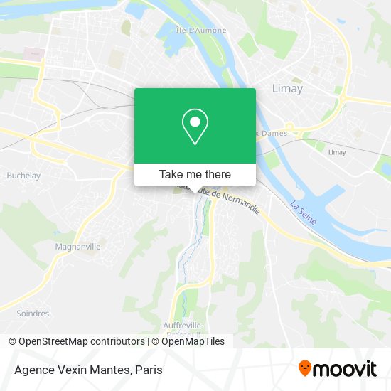 Mapa Agence Vexin Mantes